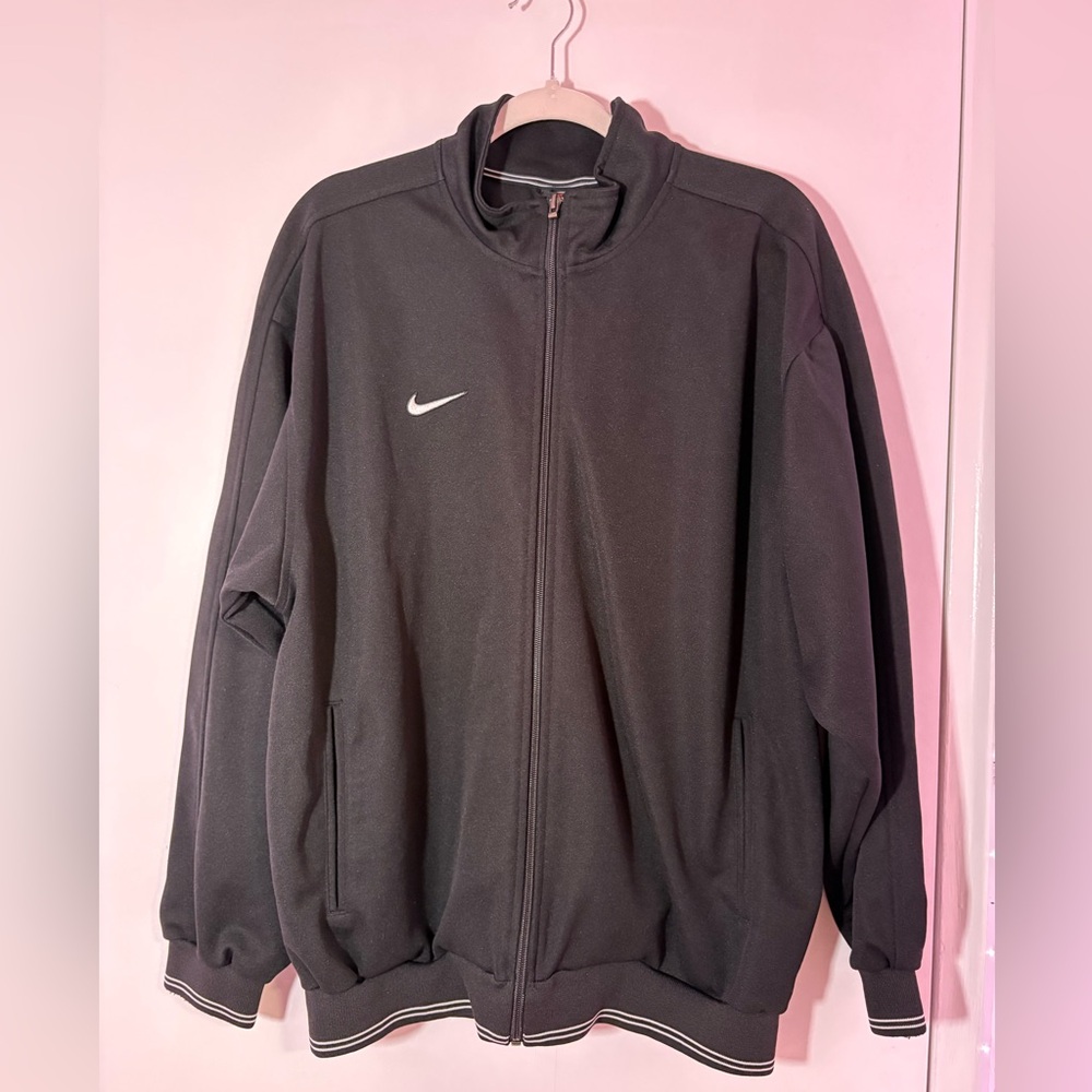 Vintage Black Nike tracksuit jacket